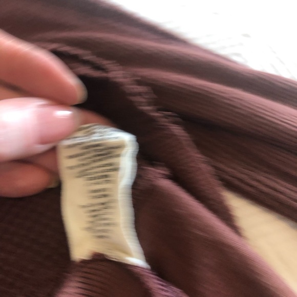 We The Free Burgundy Oversized Thermal Top - Picture 7 of 8